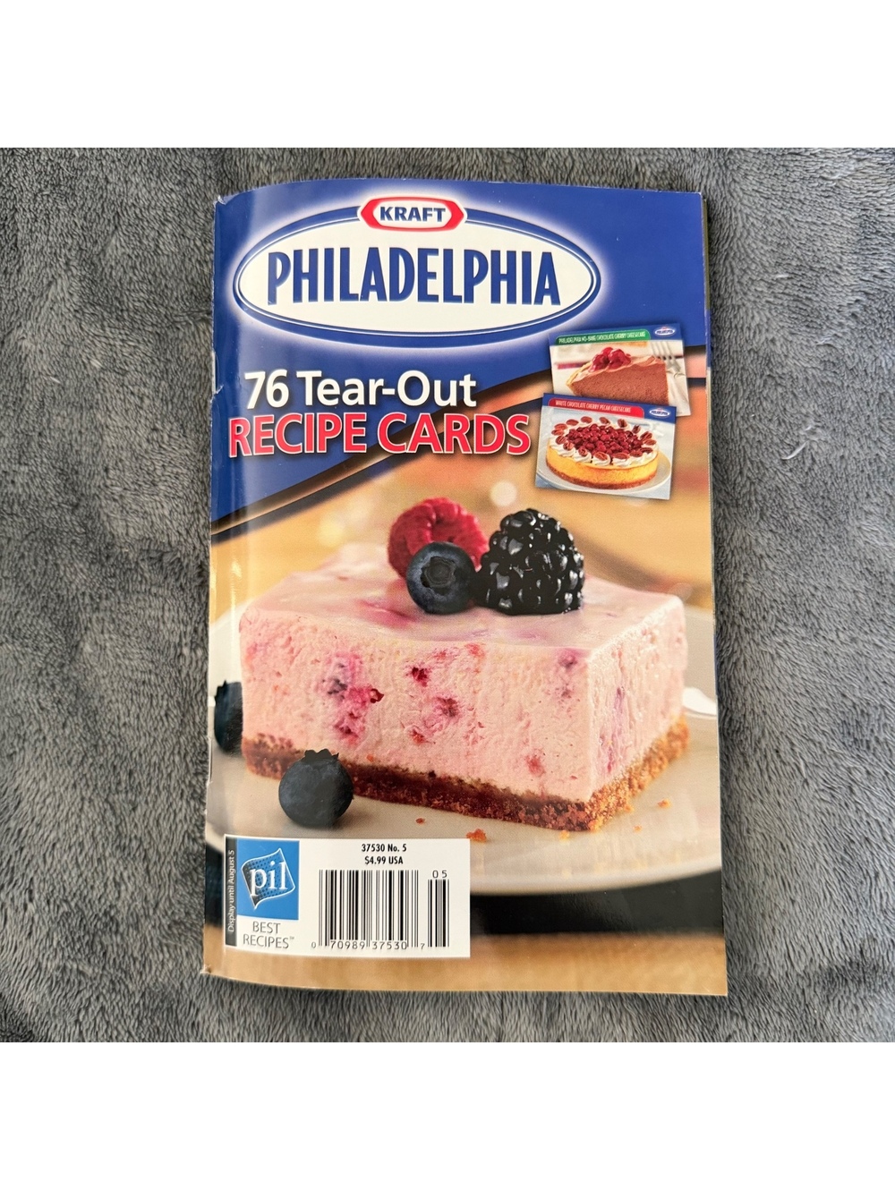 Kraft Philadelphia 76 Tear-Out Recipe Cards Cookbook